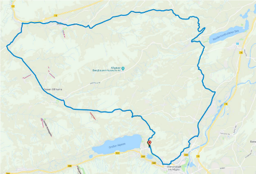 Allgäu-Triathlon am 17.08.2025 - Streckenführung